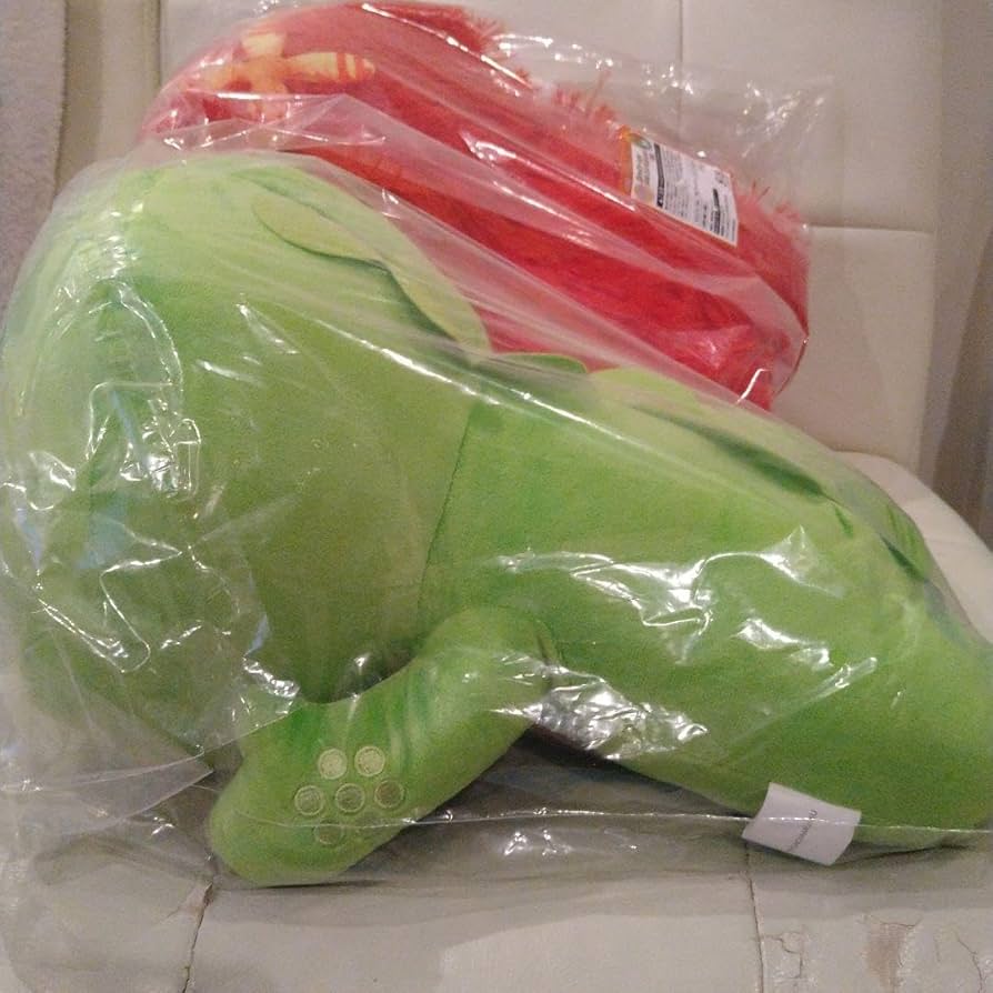 Amazon.co.jp: ガチャピンムックくじ 賞 BIGぬいぐるみセット